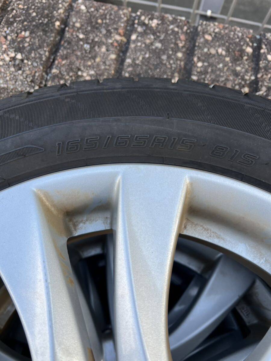 ソリオ　純正　アルミセット　15インチ　165/65R15 バリ溝_画像7