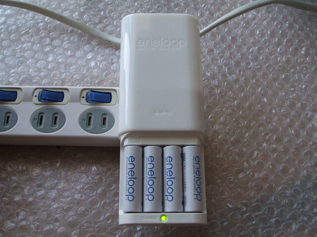  postage cheap carrying easy to do SANYO Eneloop charger set N-TGN0112BST ⑯ capacity has confirmed junk treatment 