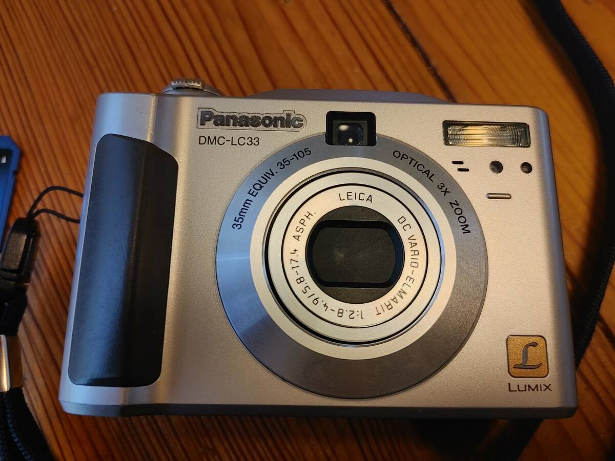 ☆ 1円スタート 動作確認済み コンパクトデジタルカメラ デジカメ Panasonic パナソニック LUMIX DMC-LC33 LEICA ☆の画像2