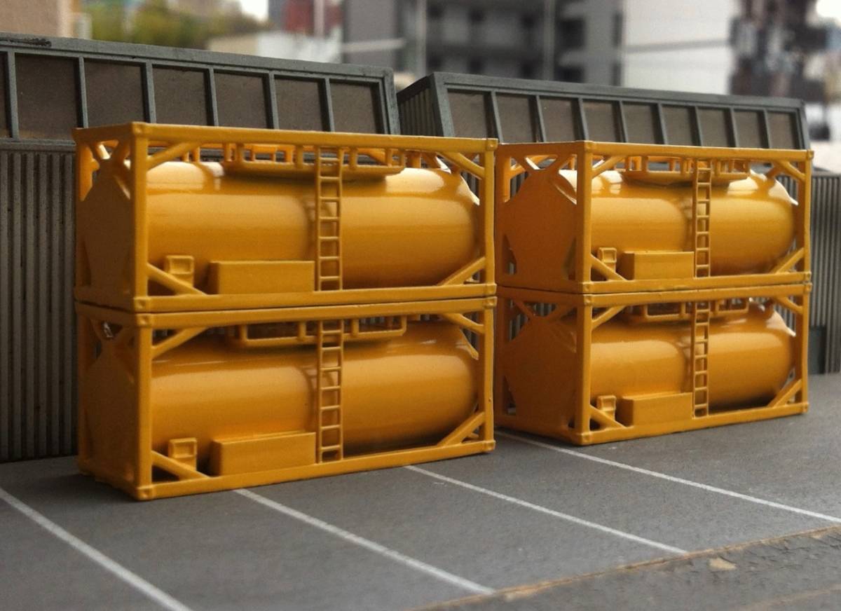 * UT13C fluid . salt element exclusive use tanker container decal + painted container 4 piece 1 jpy start 8075~ conditions attaching free shipping 