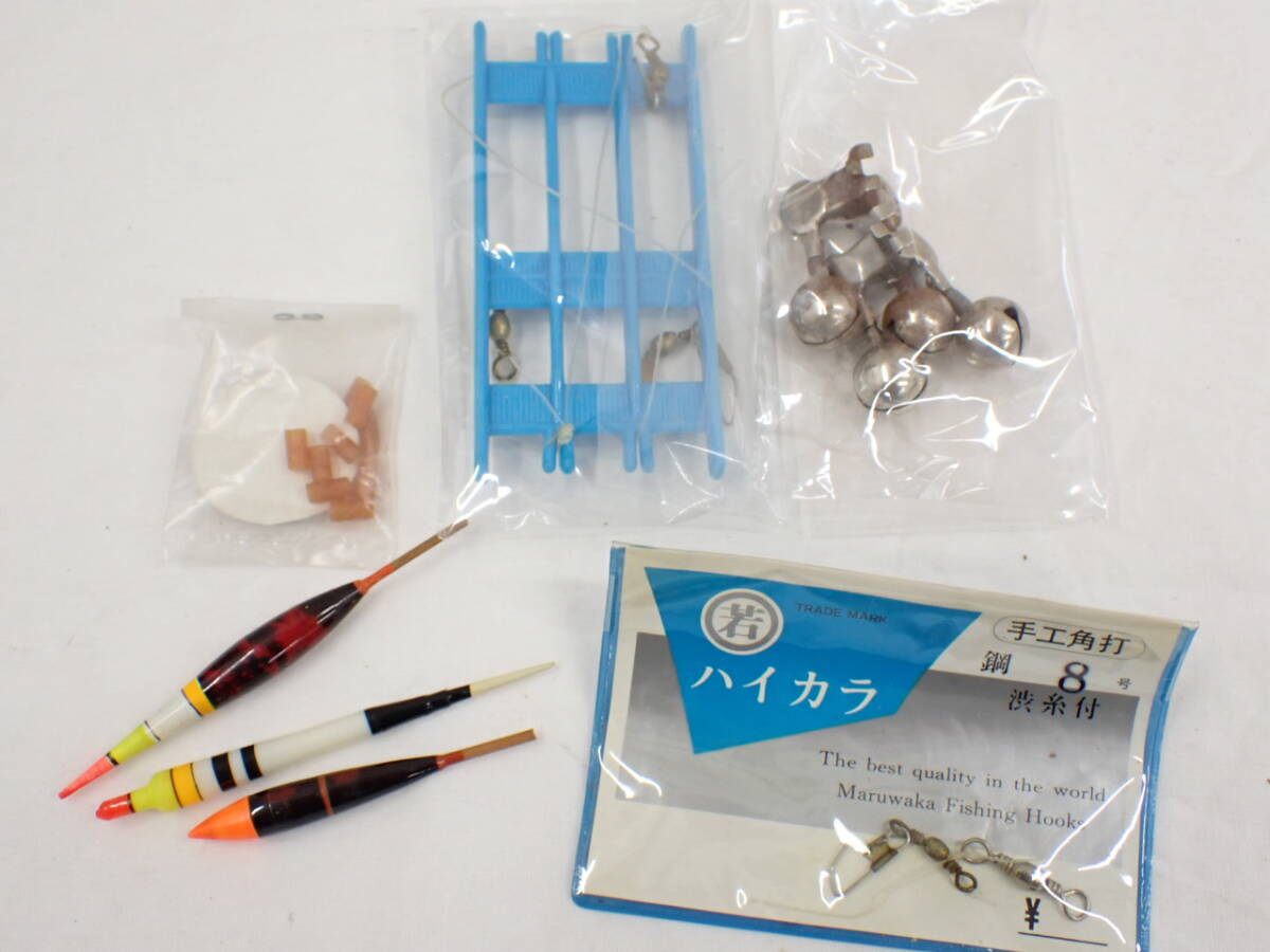 UH1605《1円》《大量》釣り具 釣り用品 おまとめ ハリ オモリ など 未開封商品有 　