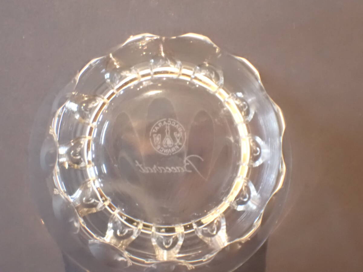 HS-S008-1【美品】Baccarat バカラ ロックグラス タンブラー クリスタルガラス グラス  ブランド食器 箱ありの画像6