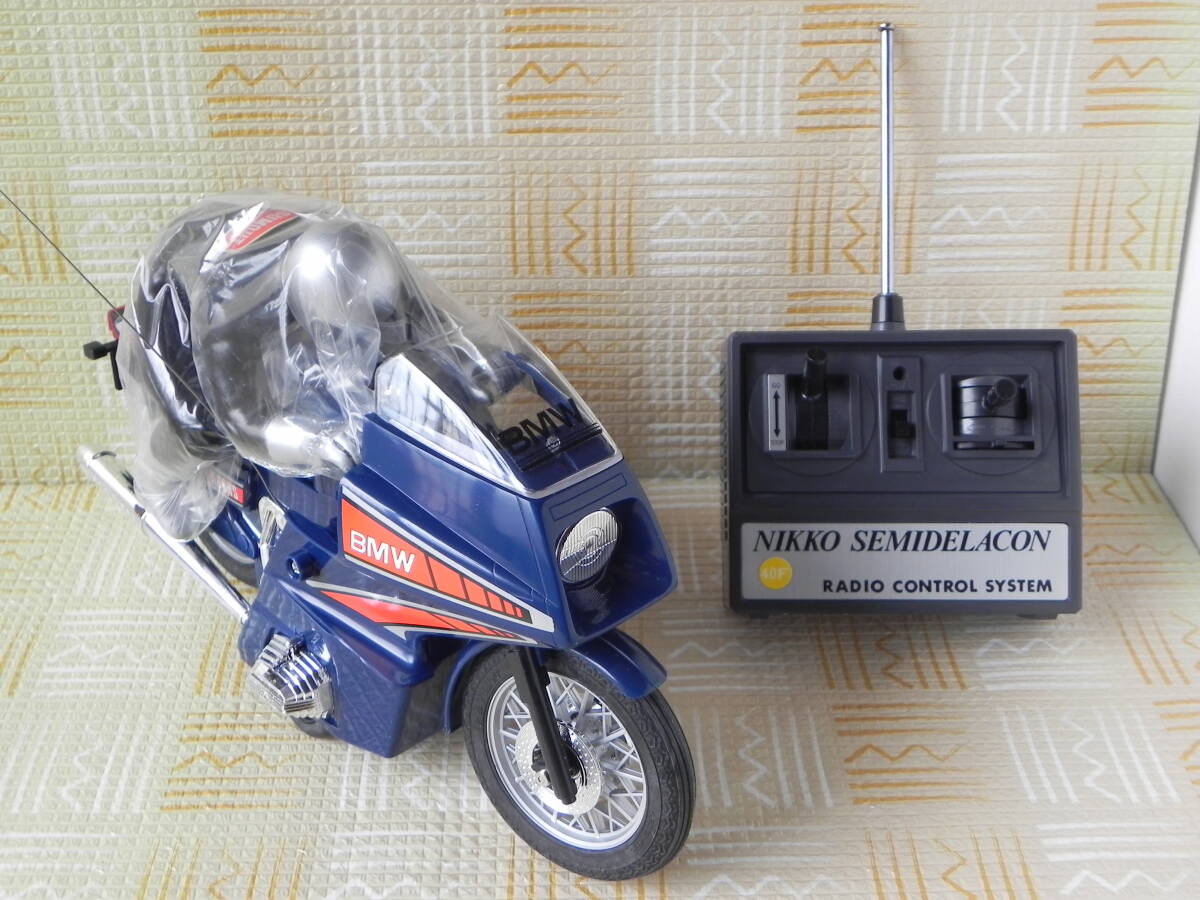 ニッコー セミデラコン 1/8sc BMW RIDER R100RS ほぼ未使用？ 長期保管品 中古 ジャンク