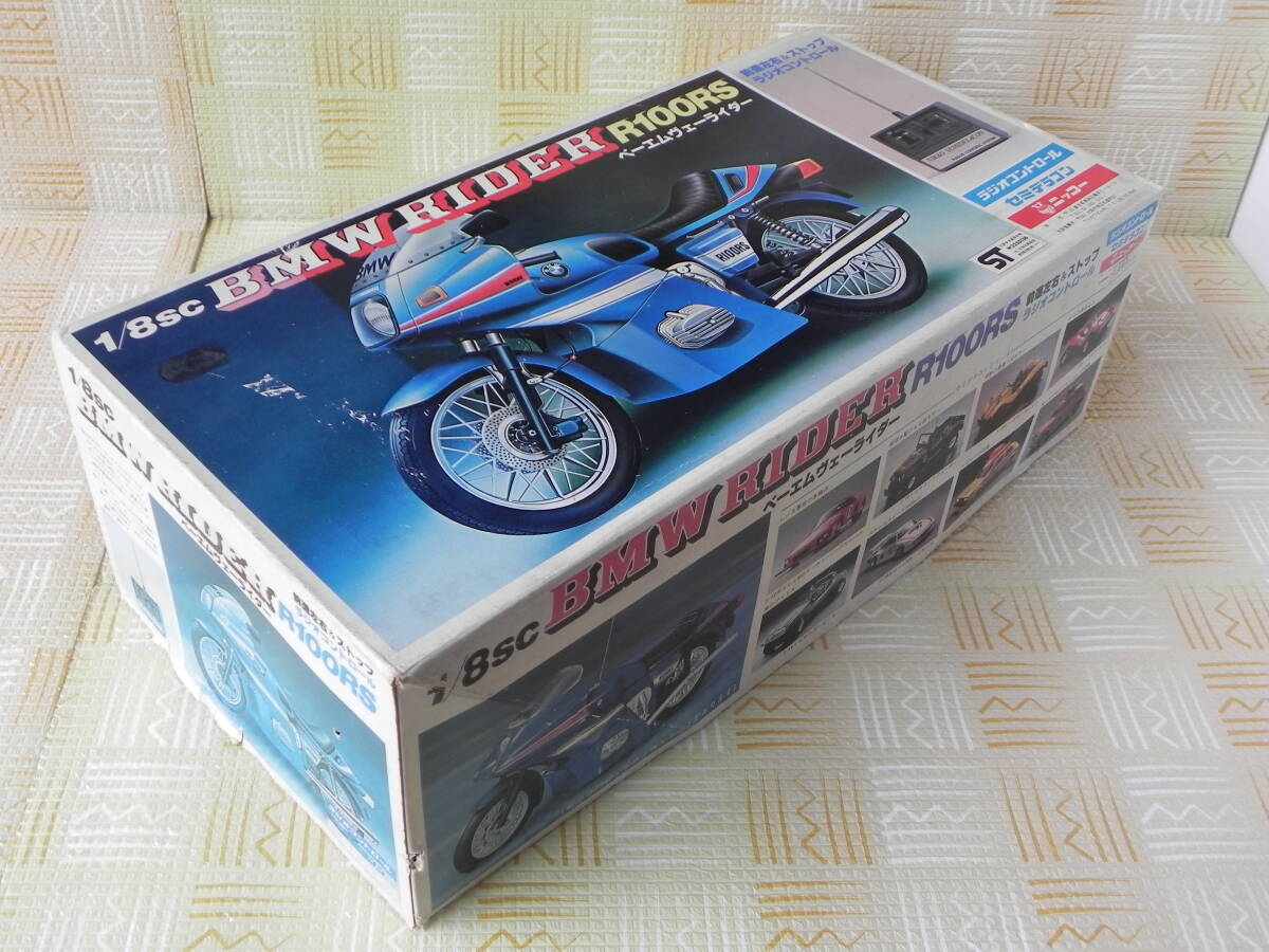 ニッコー セミデラコン 1/8sc BMW RIDER R100RS ほぼ未使用？ 長期保管品 中古 ジャンク