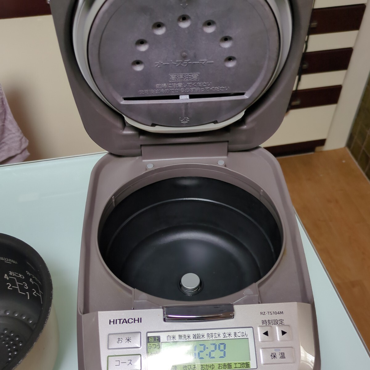 炊飯器 HITACHI RZ-TS104M 2020年式 5.5合 ふっくら御膳 スチームIH RZ-TS104M 2020年式の画像3