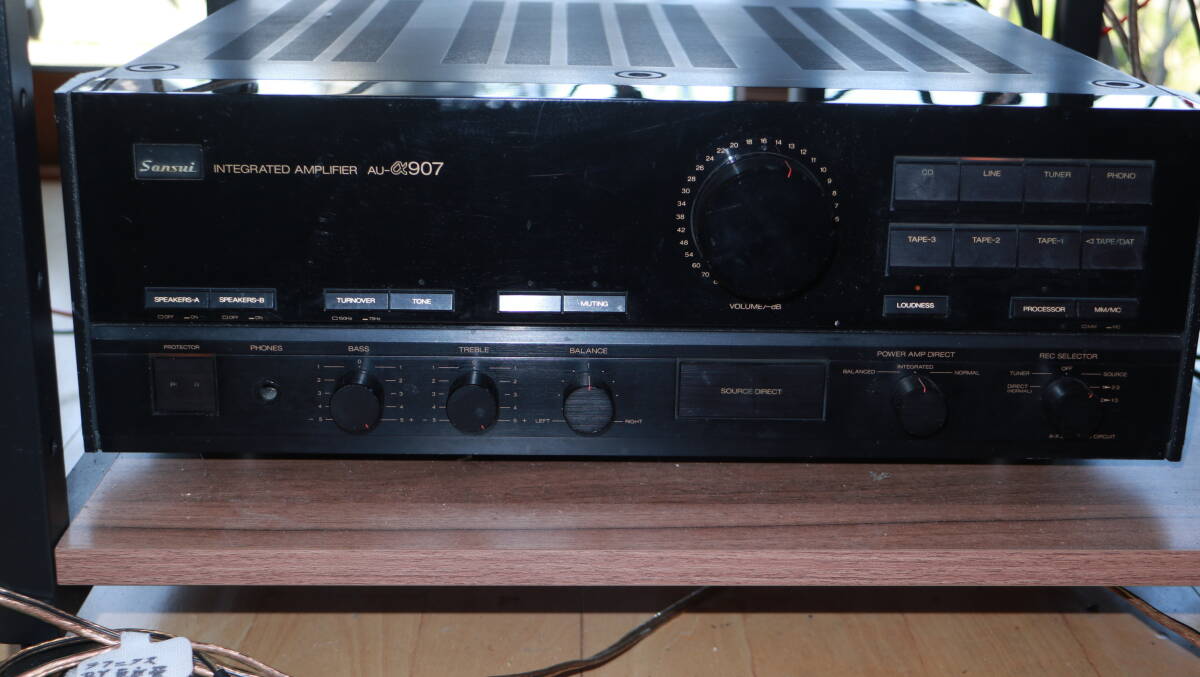 ●●SANSUI AU-α907メンテナンス済　めったに出ない完動美品●●ＹｏｕＴｕｂｅ参考にしてください！