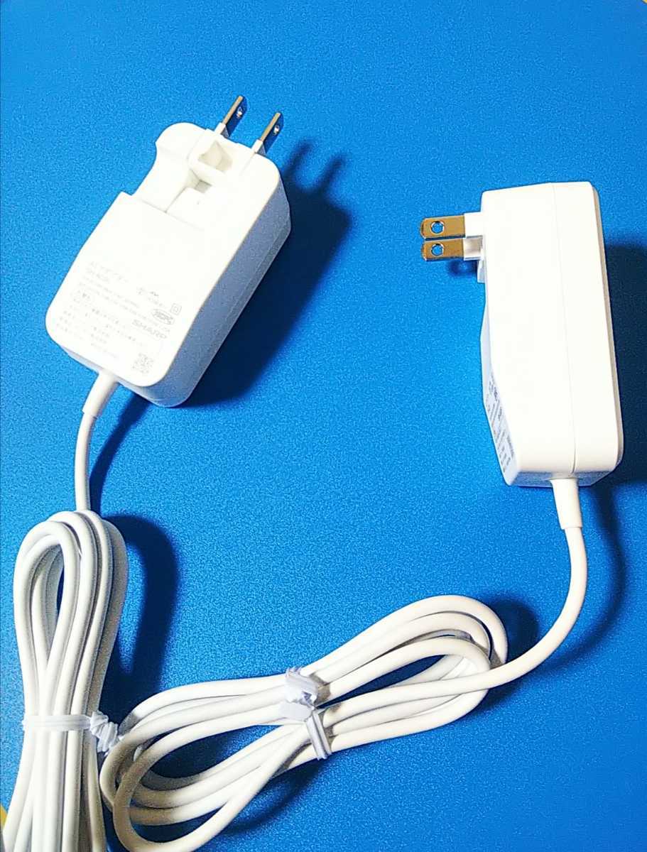 [ unused ] free shipping 2 piece sharp Type-C fast charger AC adaptor | DoCoMo au SoftBank SHARP SH-AC05 0602PQA same etc. PD correspondence 