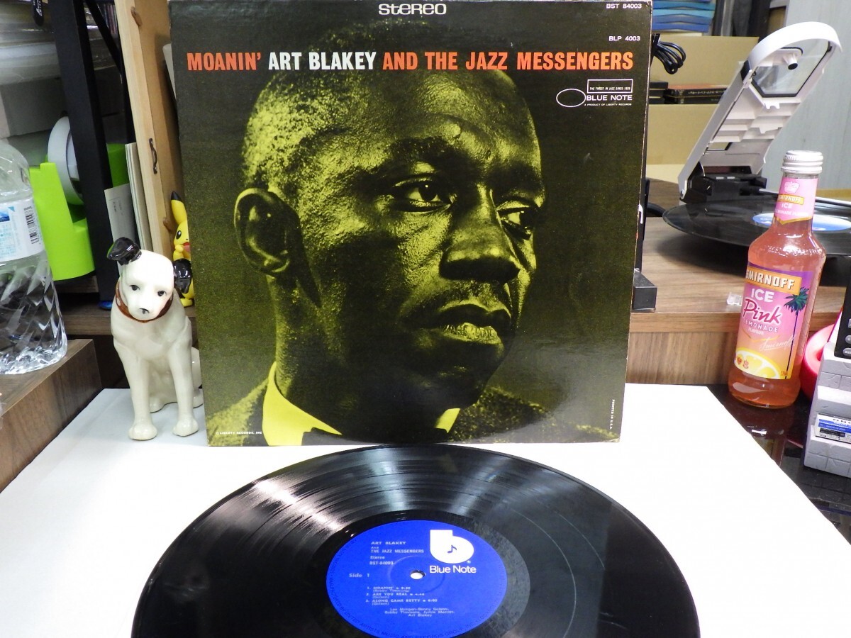 ZK4｜【 LP / 1978BLUE NOTE US STEREO REISSUE 】Art Blakey & The Jazz Messengers「Moanin」｜アートブレイキーの画像1