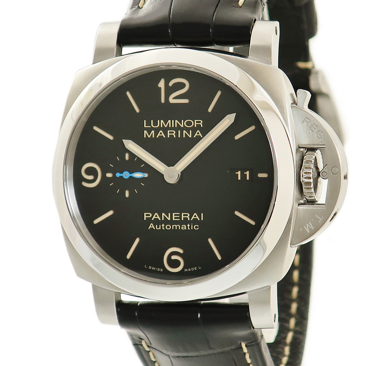 【3年保証】 パネライ ルミノール マリーナ PAM01312 U番 黒 スモールセコンド 自動巻き メンズ 腕時計_画像1