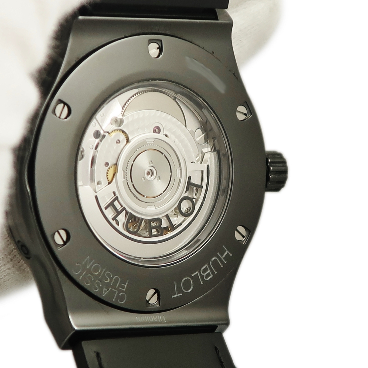 【3年保証】 ウブロ アエロフュージョン ムーンフェイズ ブラックマジック 517.CX.0170.LR トリプルカレンダー 自動巻き メンズ 腕時計_画像4