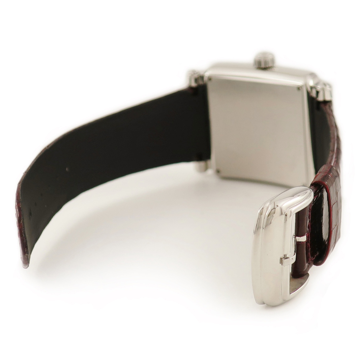 【3年保証】 フランクミュラー コンキスタドール コルテス 10000 H SC ボルドー 赤 角型 ビザン数字 自動巻き メンズ 腕時計の画像3
