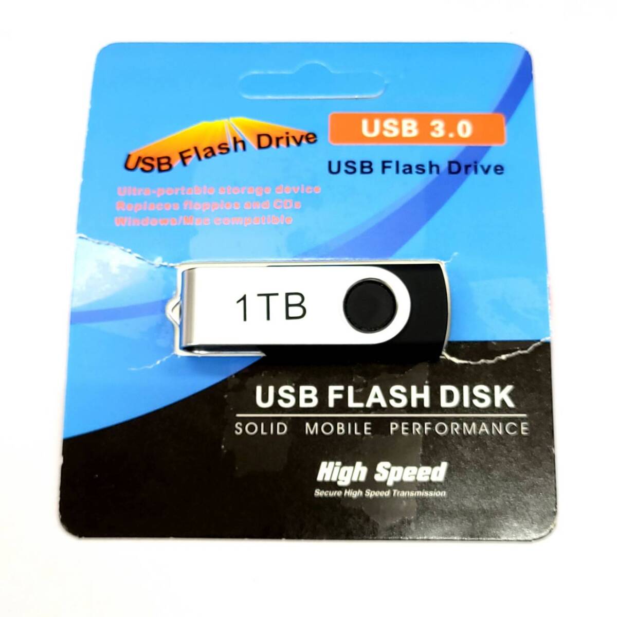 ★【在庫処分価格】1TB USBメモリ USB3.0 フラッシュドライブ フラッシュメモリー 高速☆C04-104a_画像1