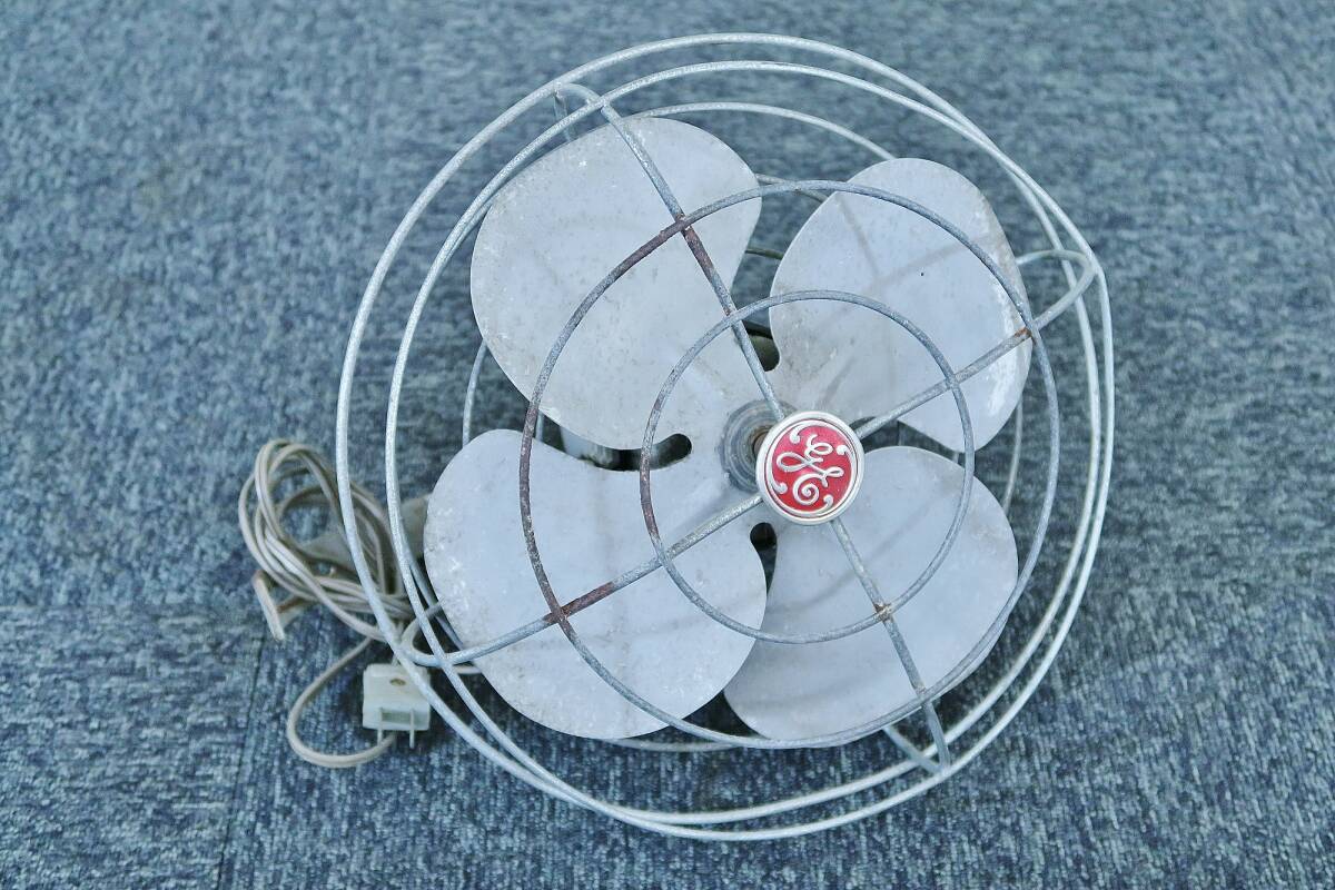 GENERAL ELECTRIC electric fan 4 sheets wings root (325 Vintage / retro / antique /USA/GE