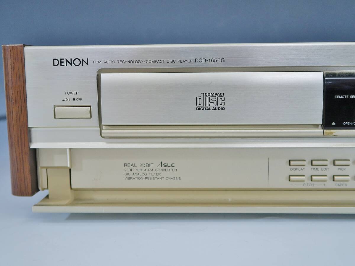 DENON/デノン DCD-1650G CDデッキ(410 CDプレーヤーの画像2