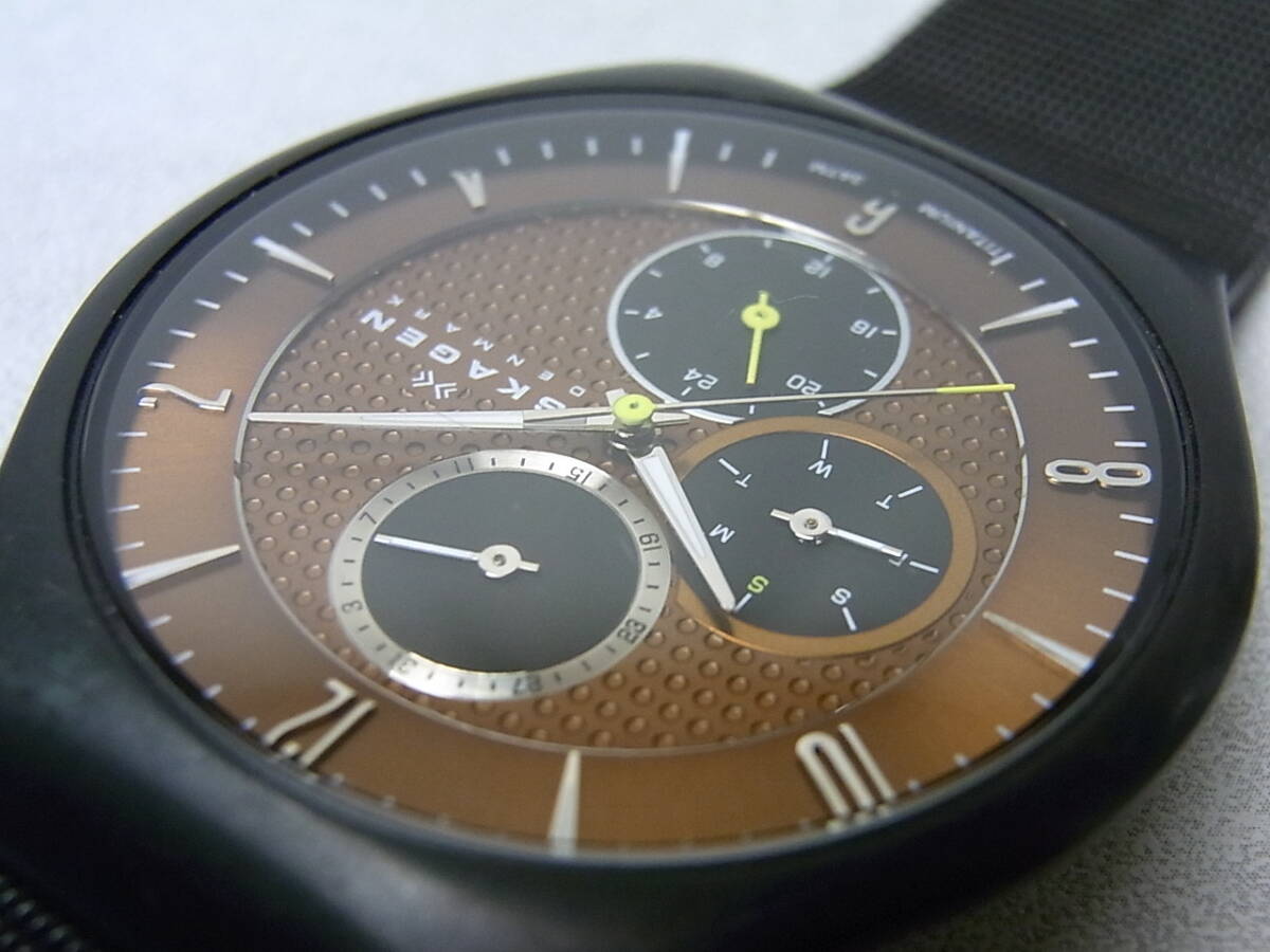SKAGEN/スカーゲン STEELシリーズ メンズ腕時計 クオーツ USEDの画像5