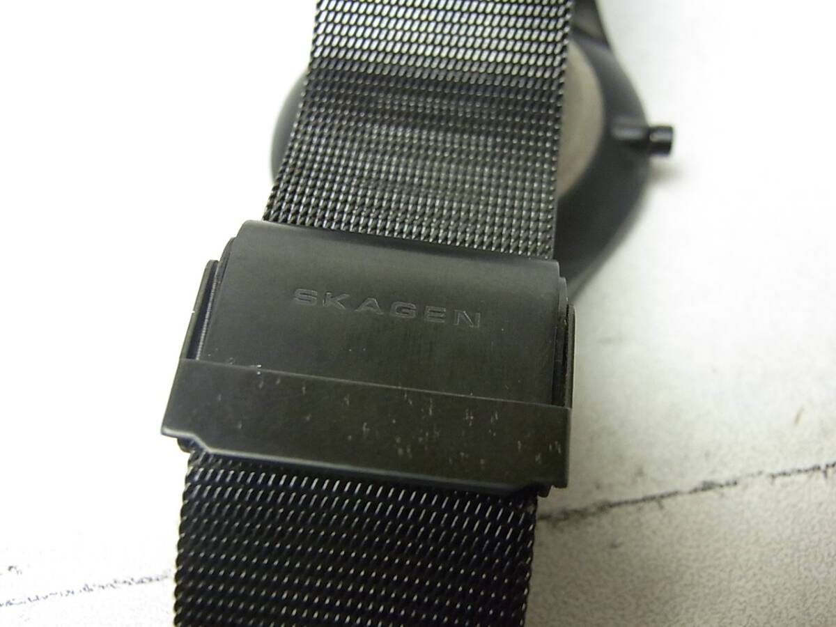 SKAGEN/スカーゲン STEELシリーズ メンズ腕時計 クオーツ USEDの画像8