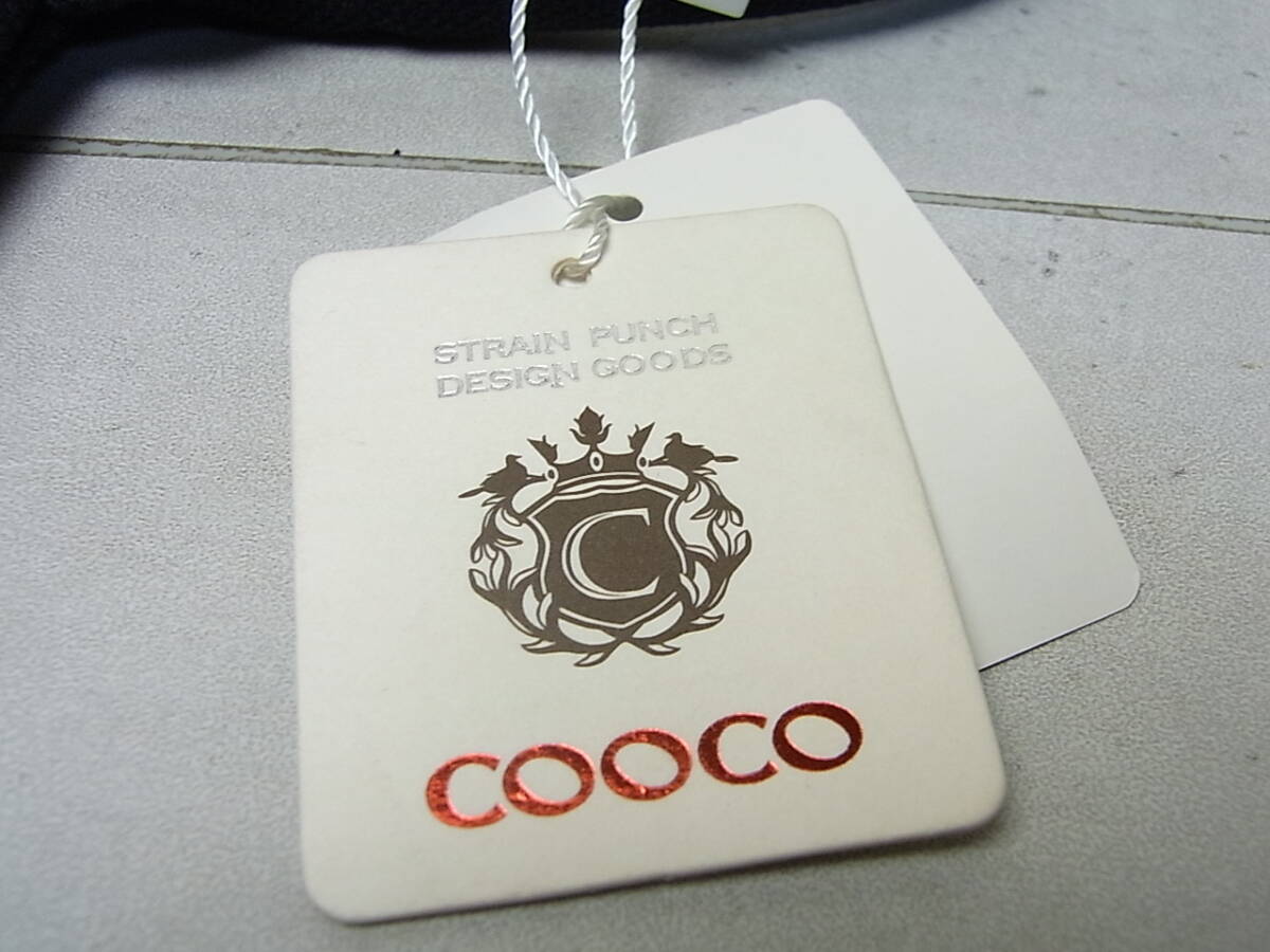 COOCO/クーコ　装飾バッグ/ハンドバッグ　ブラック/黒　未使用/タグ付き_画像9