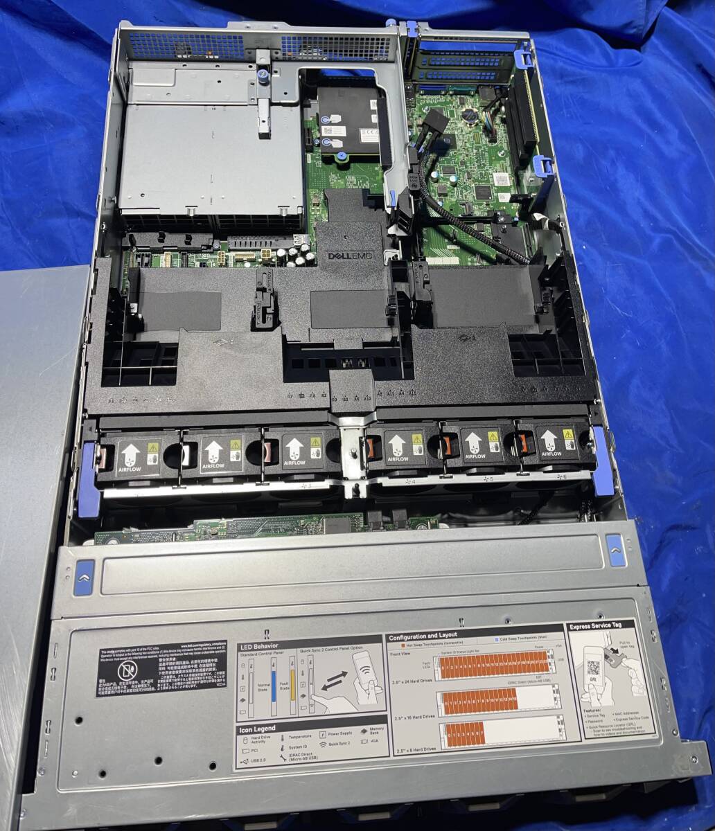 K60410221 DELL EMC PowerEdge R740 1点【通電OK、本体のみ】の画像4