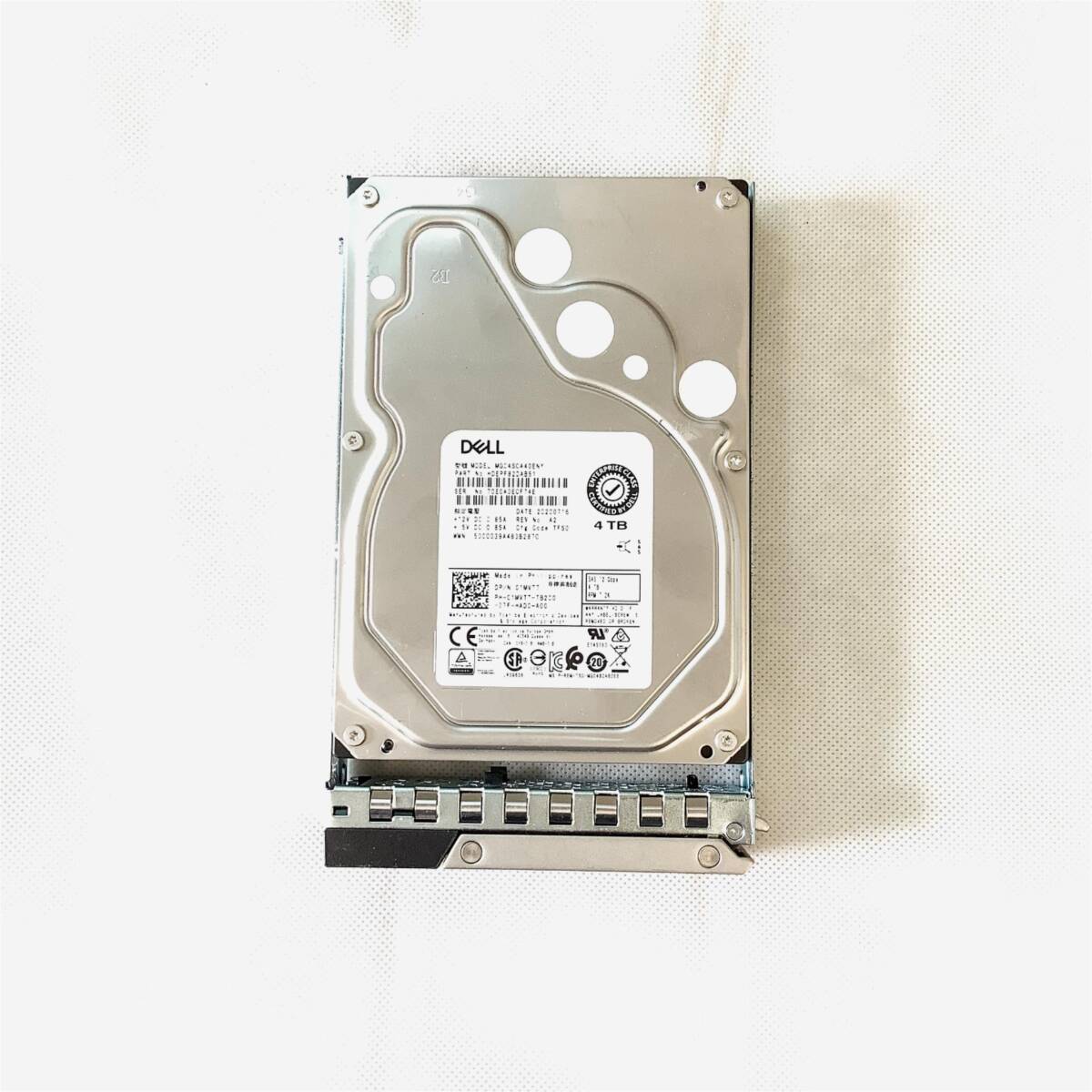 K6040468 DELL 4TB SAS 7.2K 3.5 -inch HDD 1 point R740xd/R640/R440. exclusive use mounter attaching [ used operation goods ]
