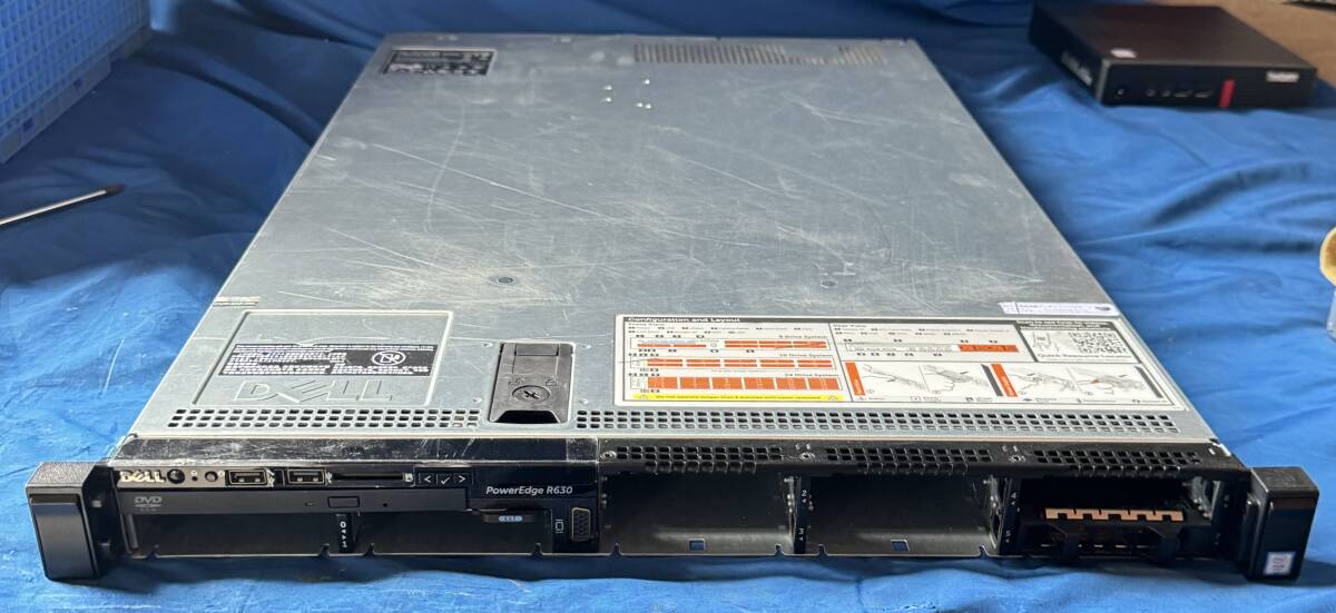 K60416213 DELL PowerEdge R630 1点【通電OK、本体のみ】の画像1