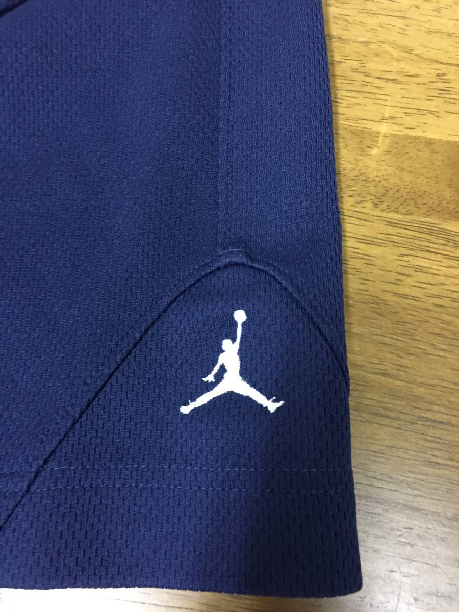 Nike AIR JORDAN ポケット付きバスパン 紺 M USED ジョーダン バスケット_画像8