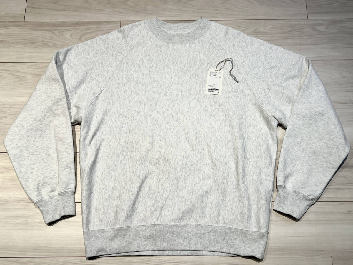 Steven Alan スティーブンアラン / URAKIMO HI/CREW NECK RAGLAN SLEEVE SWEAT 裏起毛 ハイクルーネック ラグランスリーブ スウェット L_画像4