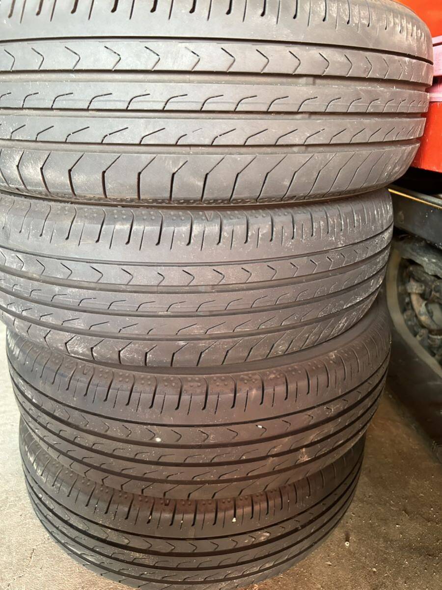 中古 夏タイヤ 165/55R15 ヨコハマタイヤ ブルーアースRV RV03CK バリ溝 4本セットの画像1