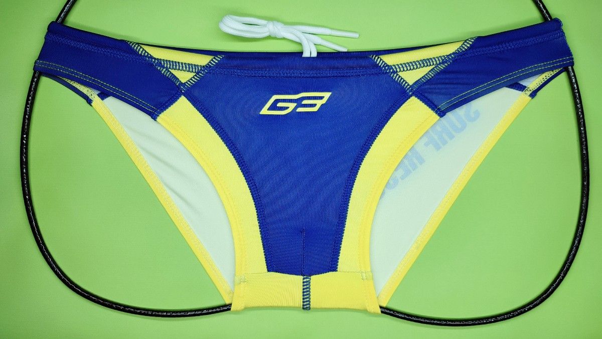 ☆新品☆M☆GX3 ジーバイスリー SPLASH SPORTS ビキニパンツ 競パン 競泳水着 ローライズ 透け防止パッドネイビー