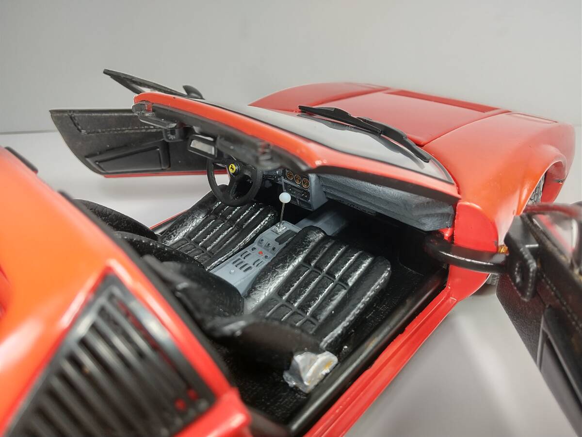 アンソン 1/18 フェラーリ328GTS 加工品の画像7