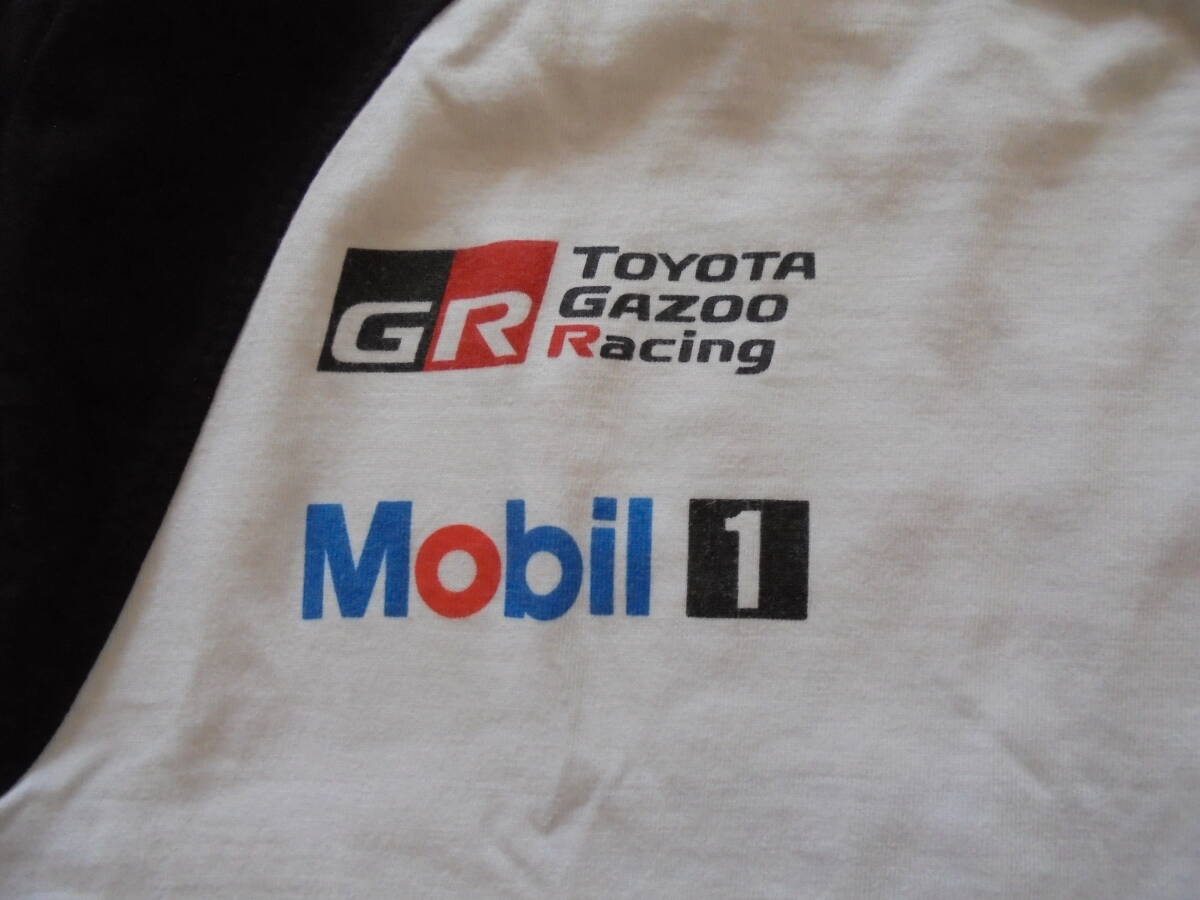 GR トヨタ TOYOTA GAZOO Racing HYBRID 半袖Tシャツ S ホワイト レーシングの画像7