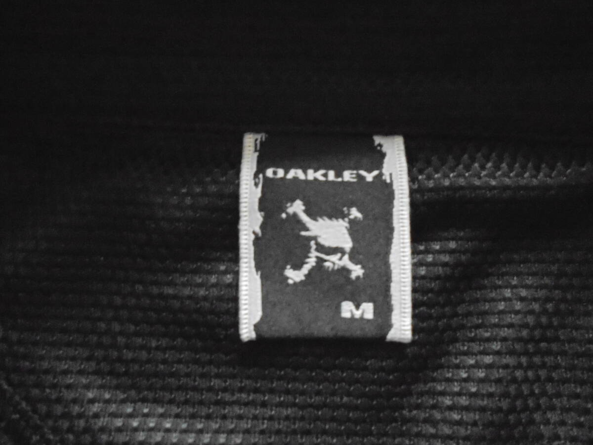 オークリー OAKLEY 439390JP ゴルフウェア ボタンダウン スカル トップクールカノコ 半袖ポロシャツ M ブラックの画像8