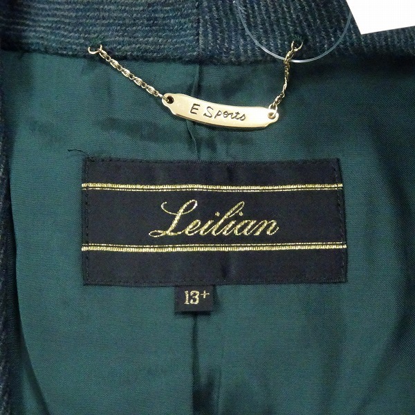 #anc Leilian Leilian skirt suit two piece 13+ green series double pleat simple large size lady's [869919]