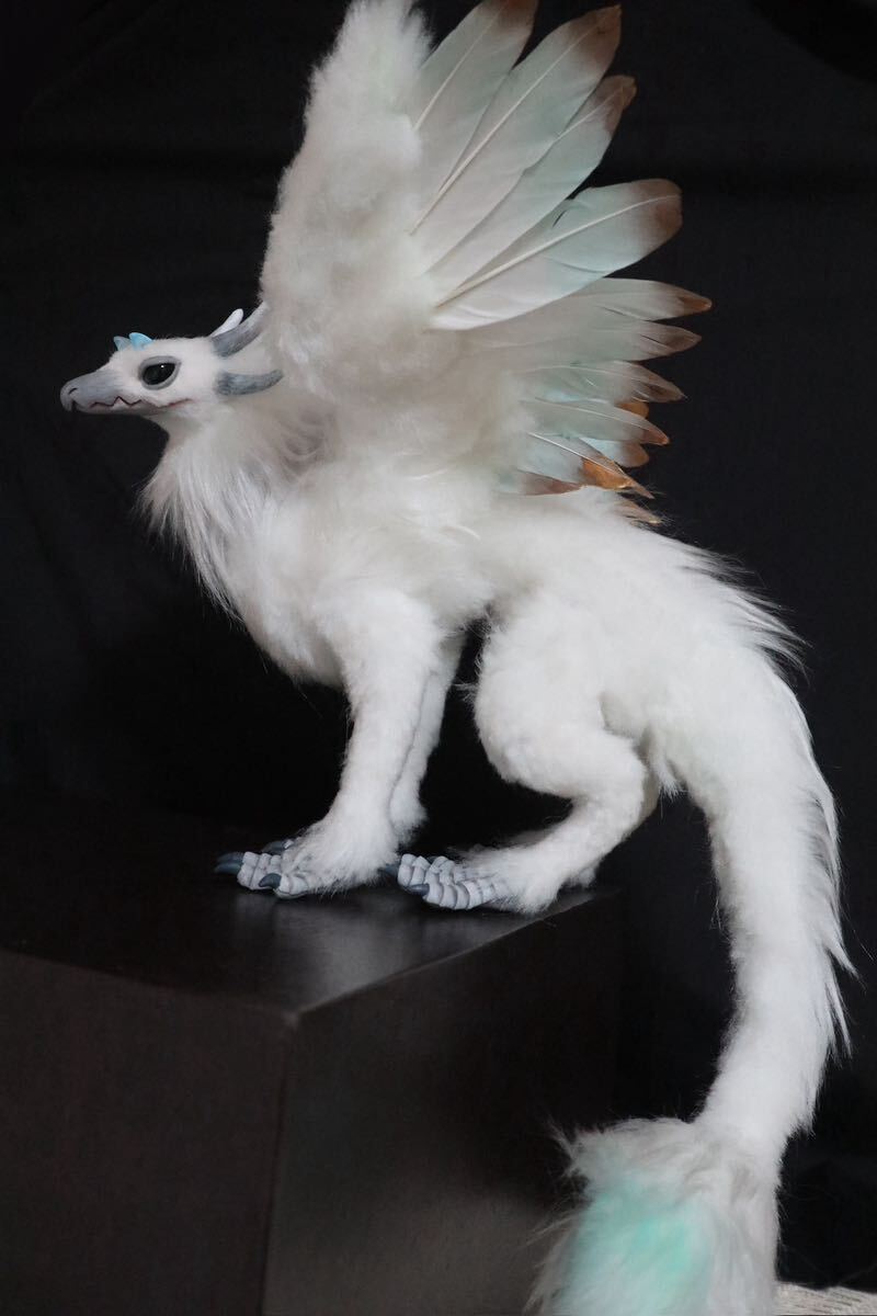 Yahoo!オークション - アートドール 白い幻獣 ハンドメイド 可動 Yahoo!オークション - アートドール 白い幻獣 ハンドメイド 可動