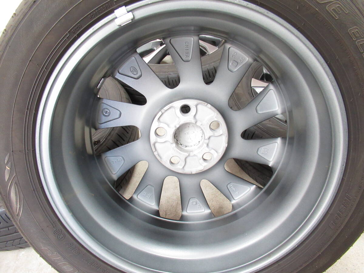 ★即決★ほぼ新車外し品★ 90 ヴォクシー S-Z 純正 タイヤセット 6J ＋40 114.3 205/55R17 ノア 243の画像4