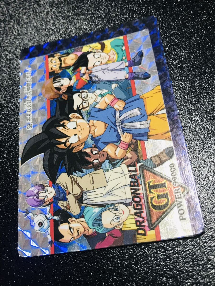 ドラゴンボール カードダス アマダPPカード GT編 パート2弾 No.89 キラカード 孫悟空 擬似角プリズム 1996 Dragonball carddass Prism ③の画像4