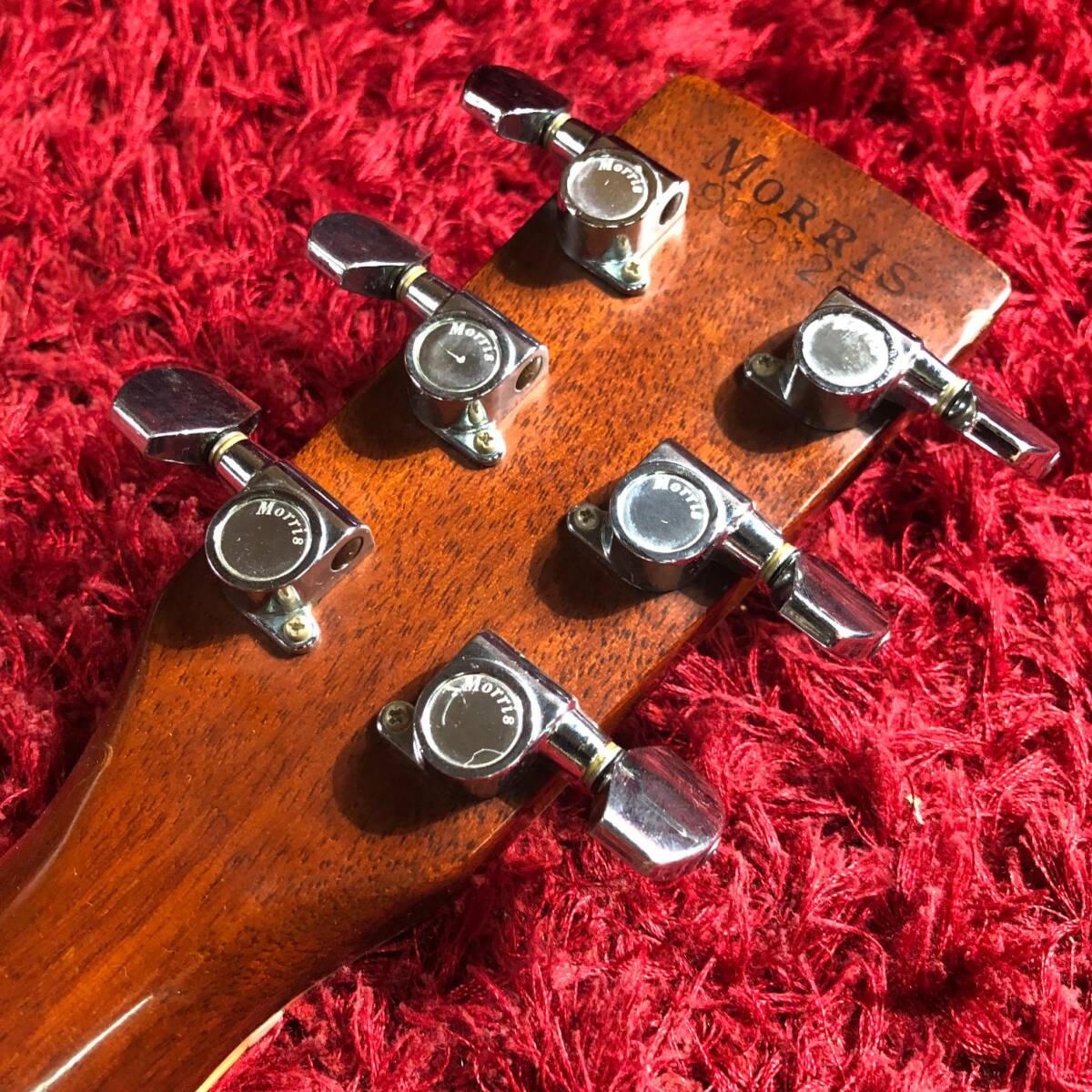 アコースティックギター Morris モーリス W-40 ナチュラル ハードケース ジャパンビンテージ 楽器 機材 アートアンドビーツ 動作確認済みの画像9