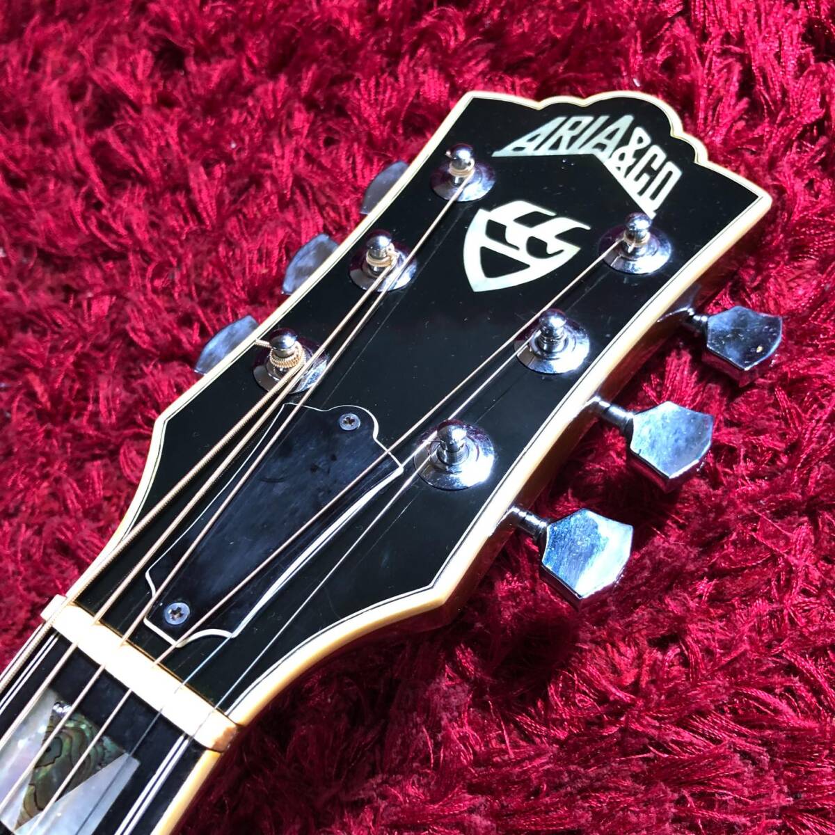 アコースティックギター アリア Aria GL-500 ナチュラル 日本製 ジャパンビンテージ 楽器 アートアンドビーツ 動作確認済み_画像5