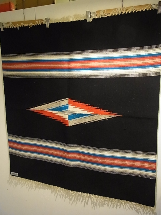 #ORTEGA'S#CHIMAYO RUG#オルテガ#チマヨラグ#大きいサイズB#USA#アメリカ伝統的毛織物#ネイティブ#インディアン#カントリー#西海岸#サーフ