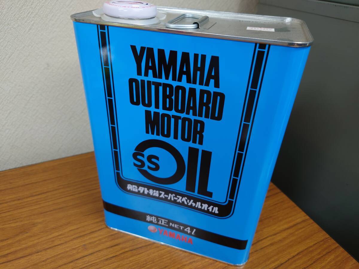 新品未開封 YAMAHA(ヤマハ) 船外機SSオイル 1本 スチール缶 4Lの画像3
