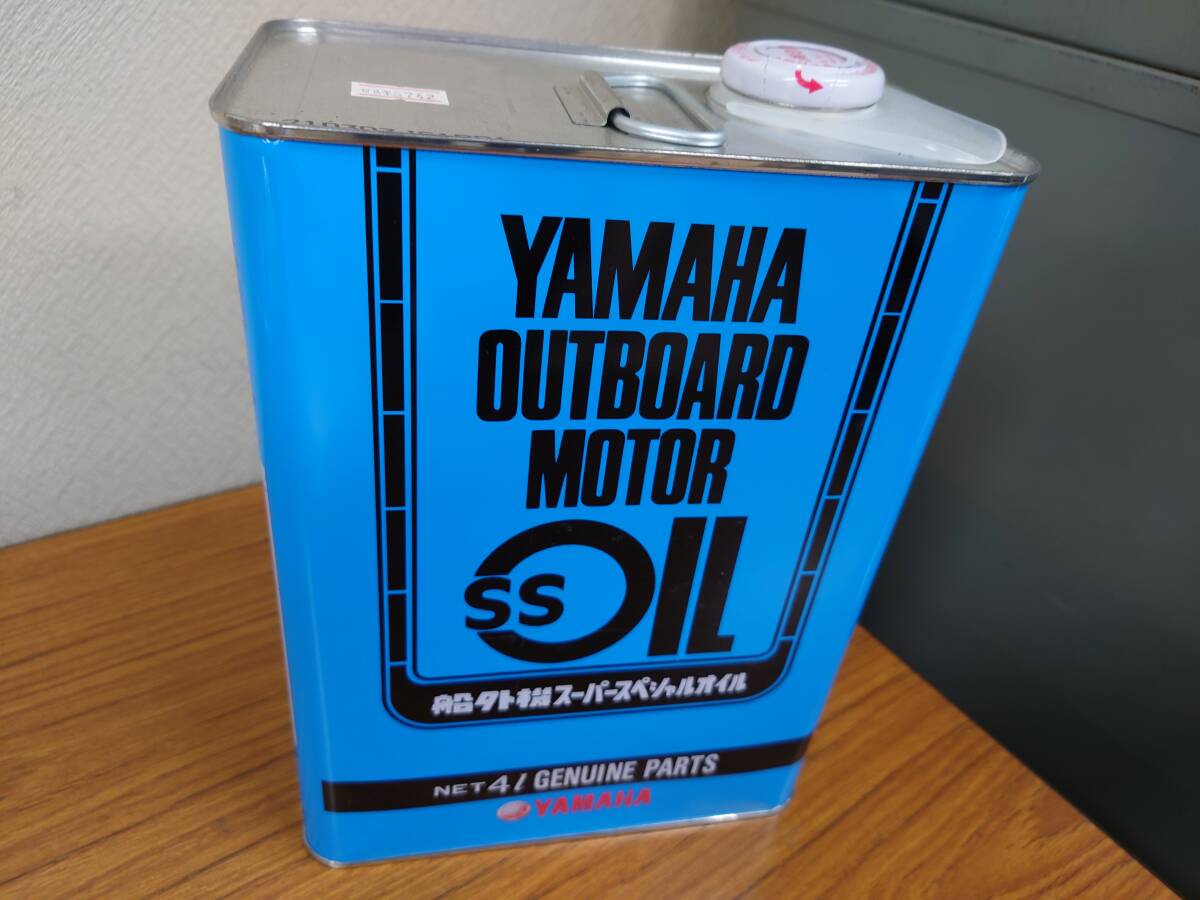 新品未開封 YAMAHA(ヤマハ) 船外機SSオイル 1本 スチール缶 4Lの画像1