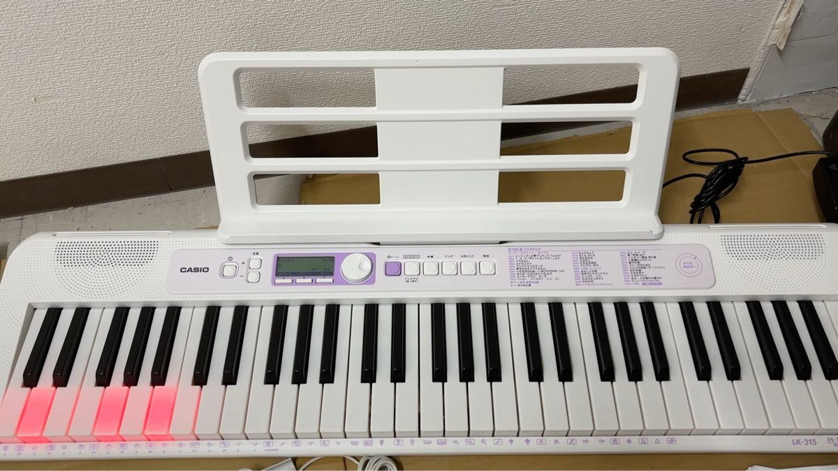 CASIO Casiotone 光ナビゲーション キーボード LK-315 カシオ 61鍵盤