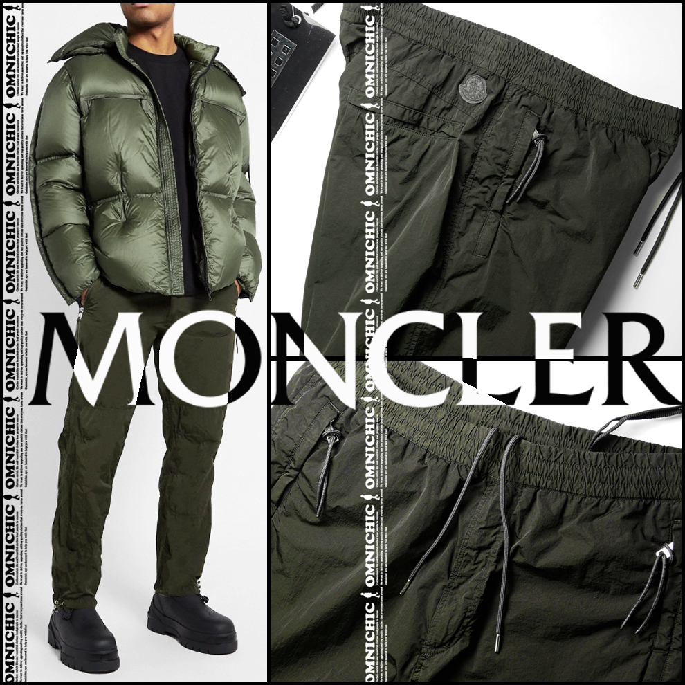 ロゴワッペン/安心の国内正規品■新品【2 MONCLER GENIUS 1952 】モンクレールジーニアス唯一無二のナイロンジョガーパンツ46/W78～84cm/S_画像1