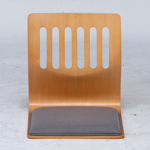 和座いす クッション付き ナチュラル 和座椅子 木製 新品 ４脚セットの画像2