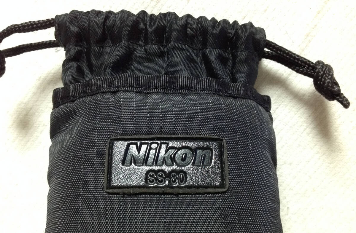 Nikon ニコンスピードライトSB-80DX ソフトケース SS-80 (1) 使用感有り(生地の腰が有りません)の画像3