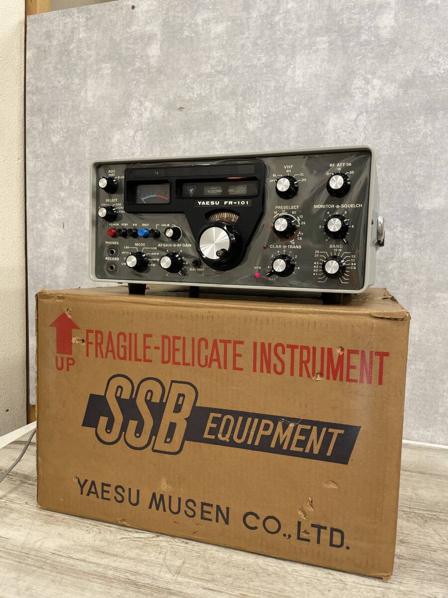 YAESU FR-101D collector комплектация прекрасный товар 