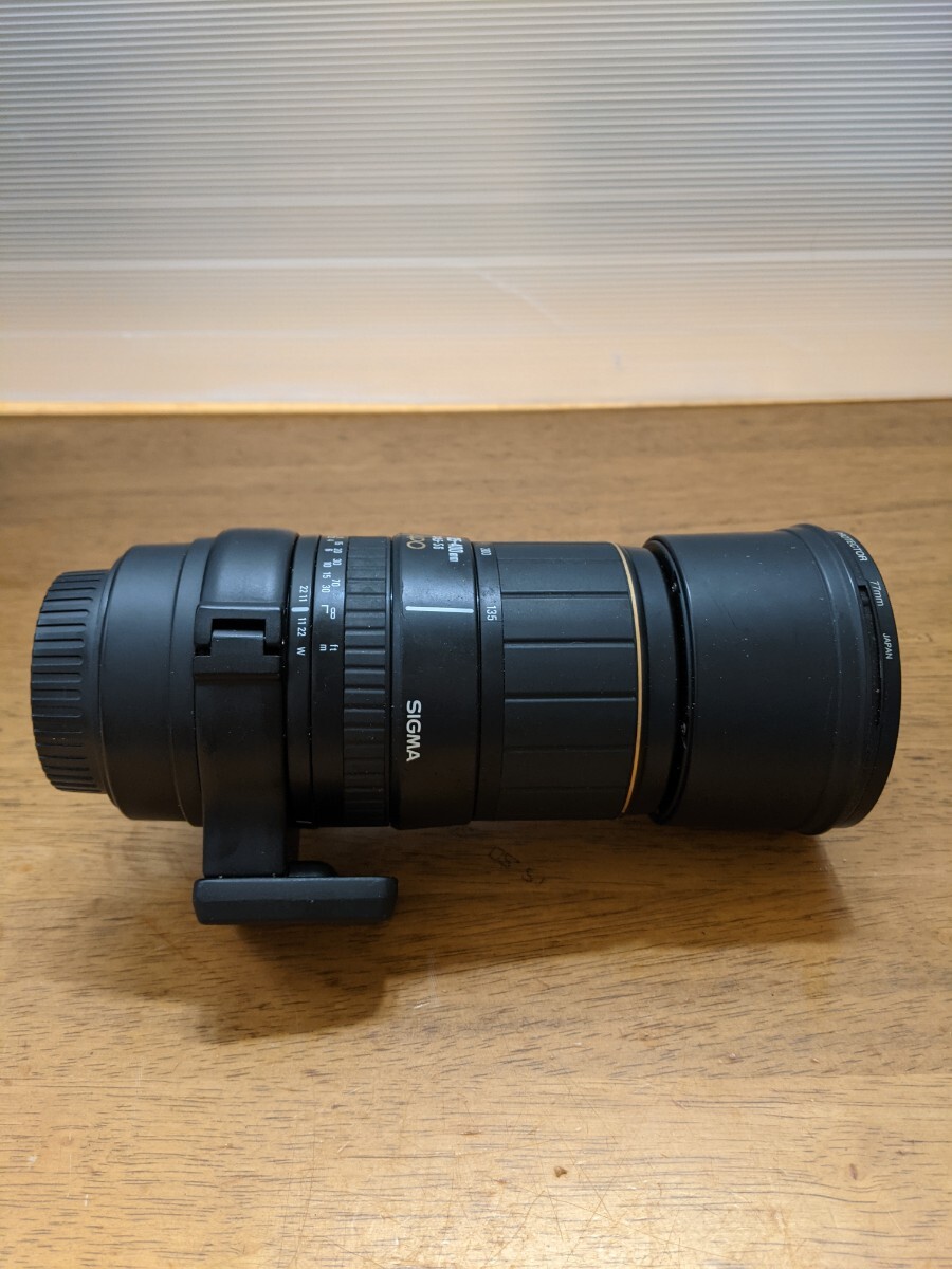 IY0865 SIGMA EX APO 135-400mm F4.5-5.6 キャノン/シグマ ケース付 動作未確認 現状品 JUNK_画像8