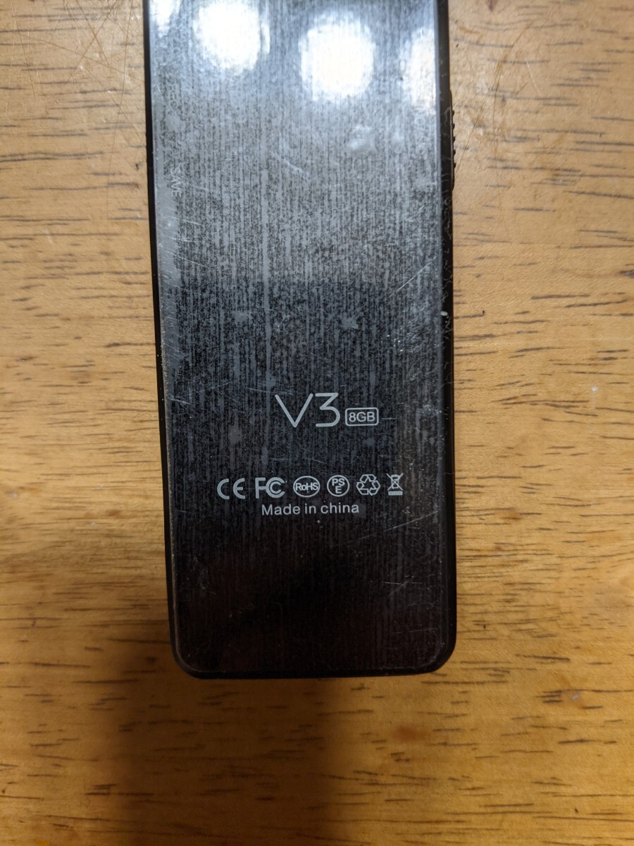 IY0883 Victure V3 ICレコーダー ボイスレコーダー/デジタルオーディオプレーヤー 動作品 現状品 _画像4