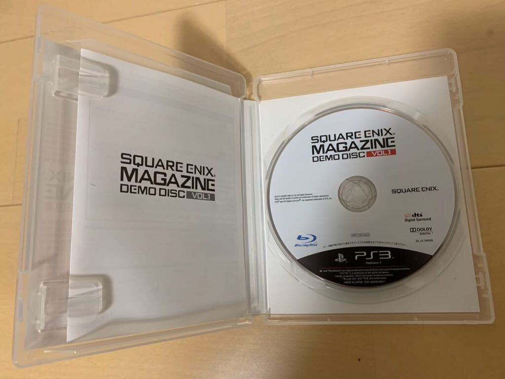 PS3体験版 スクウェア エニックス マガジン 非売品 PlayStation DEMO DISC BLJX94006 SQUARE ENIX ファイナルファンタジー FINANAL FANTASYの画像4