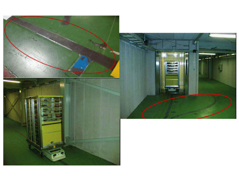 強力保護テープ　SF-C301　 90mm x 20M 厚さ120μ 自動搬送機 無人搬送機 磁気ラインの破損を防ぐテープ 表面保護 3巻_画像4