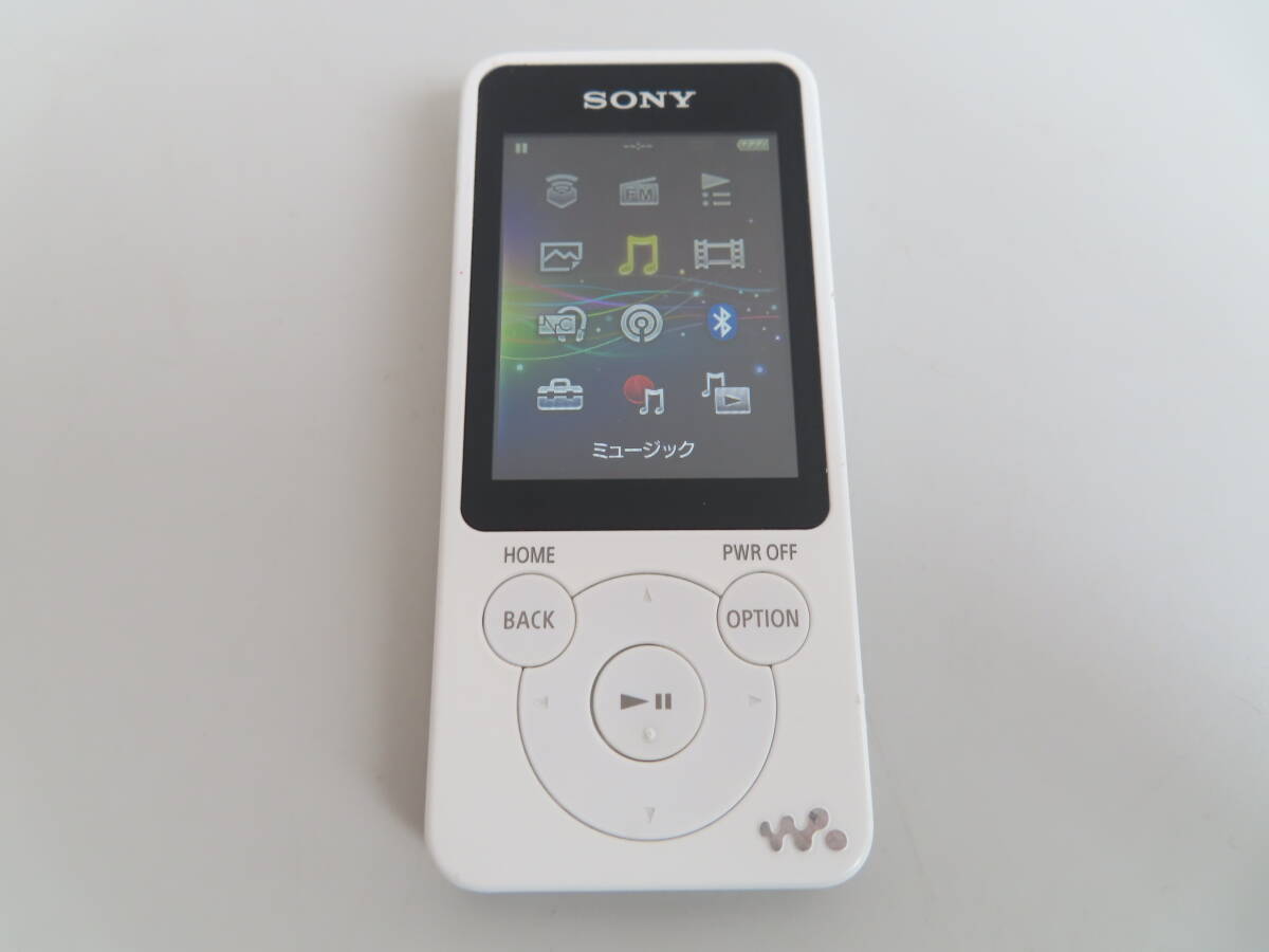 SONY WALKMAN Sシリーズ NW-S14 8GB ホワイト Bluetooth対応の画像1